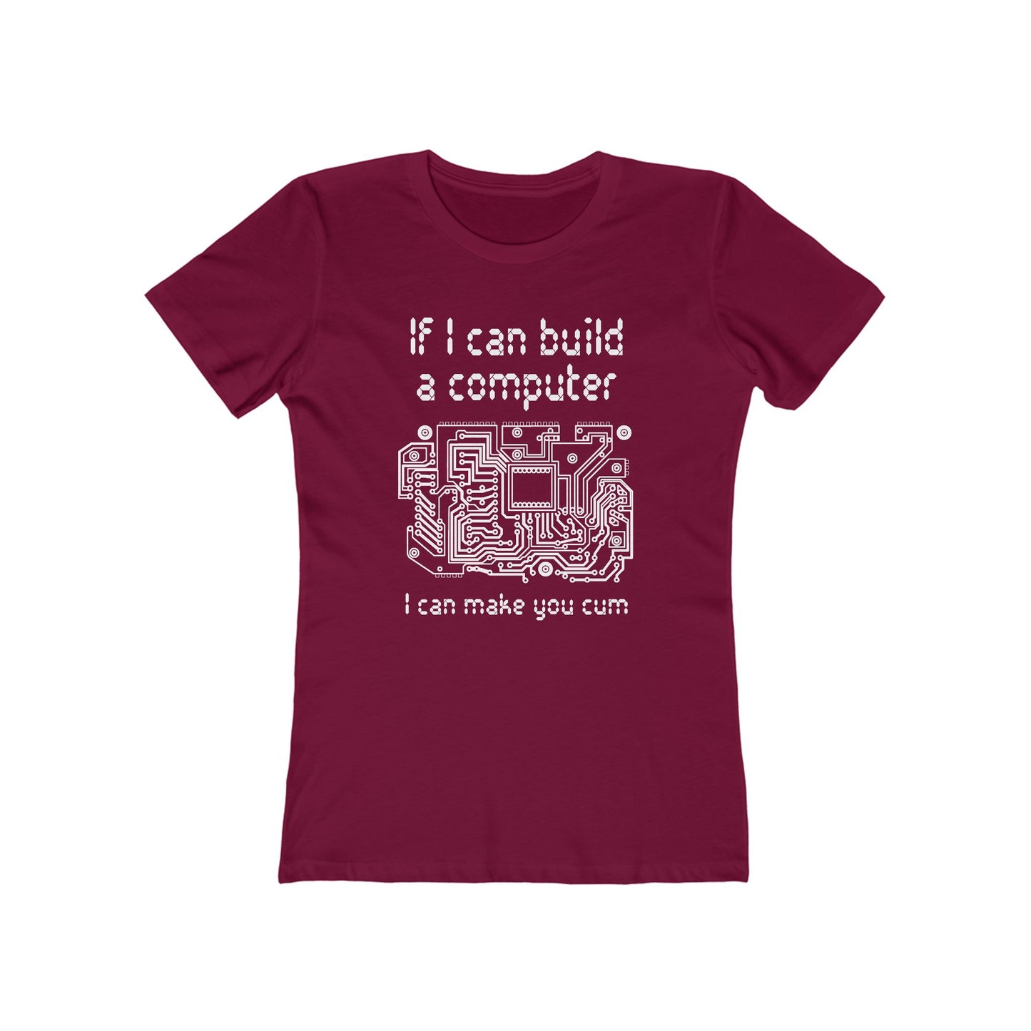 If I Can Build A Computer I Can Make You Cum - Women’s T-Shirt