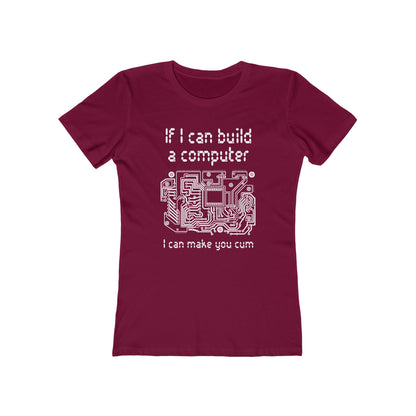 If I Can Build A Computer I Can Make You Cum - Women’s T-Shirt