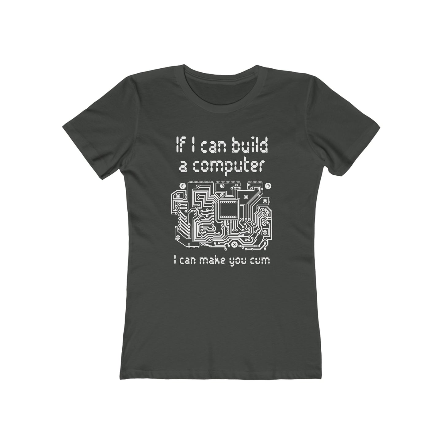 If I Can Build A Computer I Can Make You Cum - Women’s T-Shirt