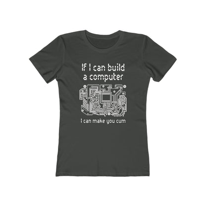 If I Can Build A Computer I Can Make You Cum - Women’s T-Shirt