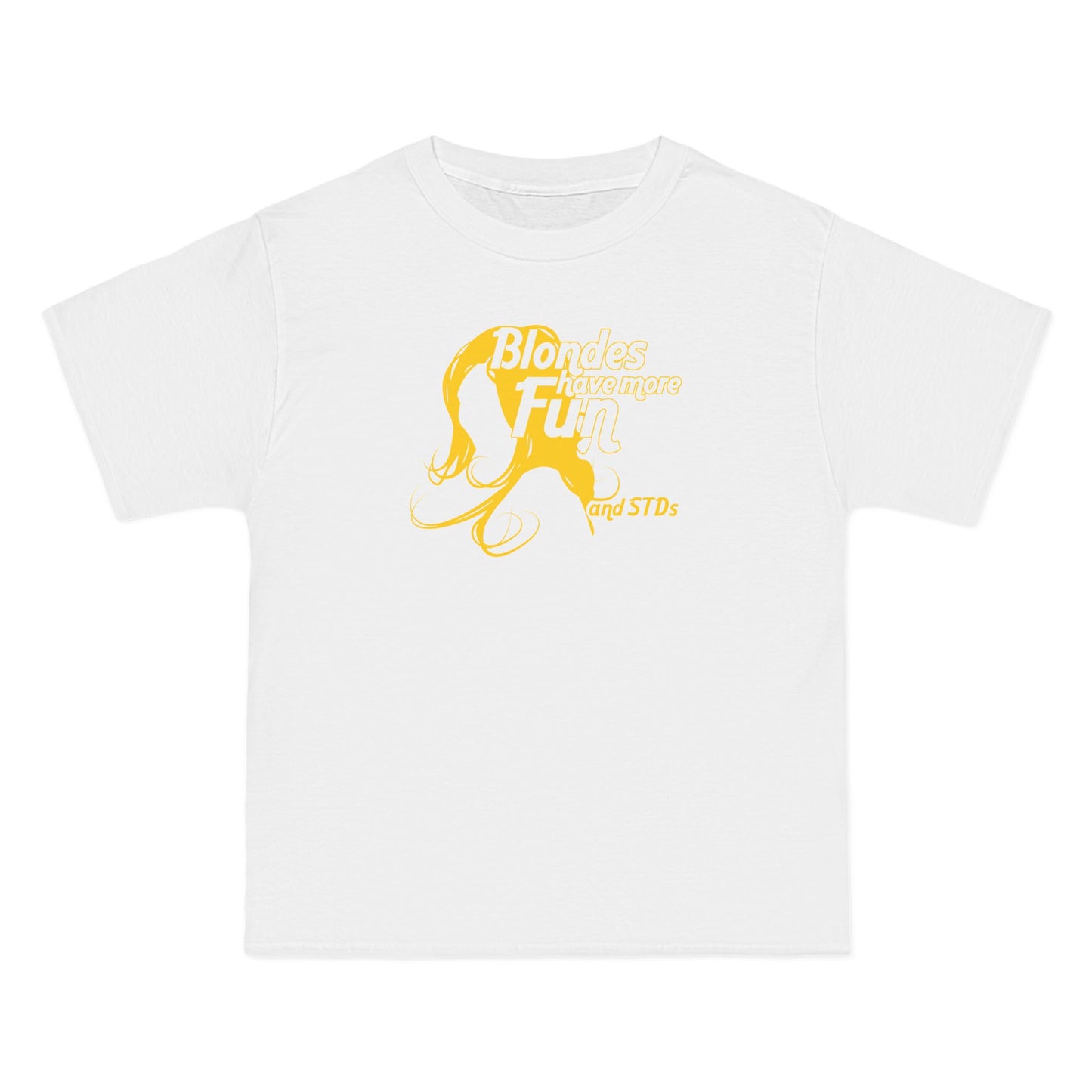 Blondes Have More Fun And More STDs - Men's Heavyweight T-Shirt