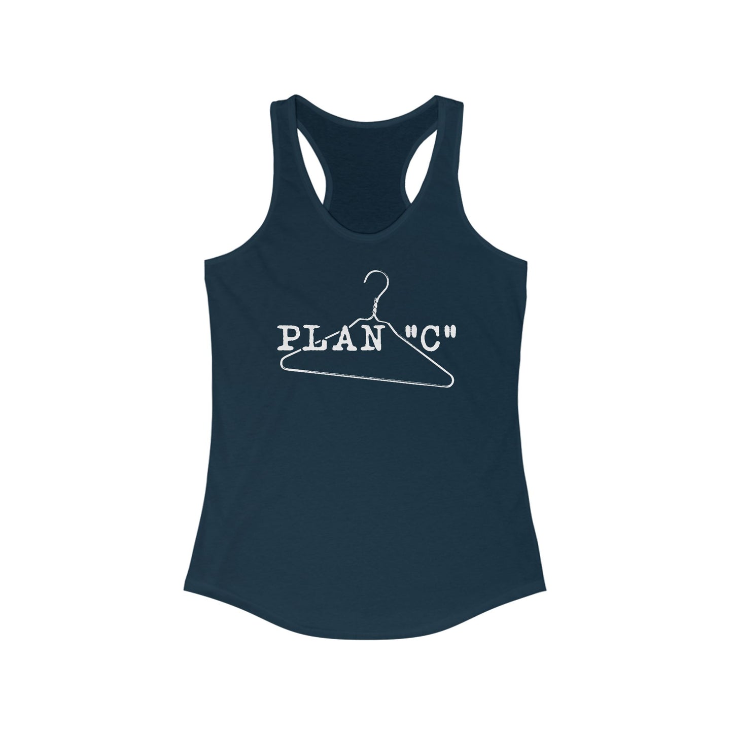 Plan "C" (Wire Hanger) - Women's Racerback Tank