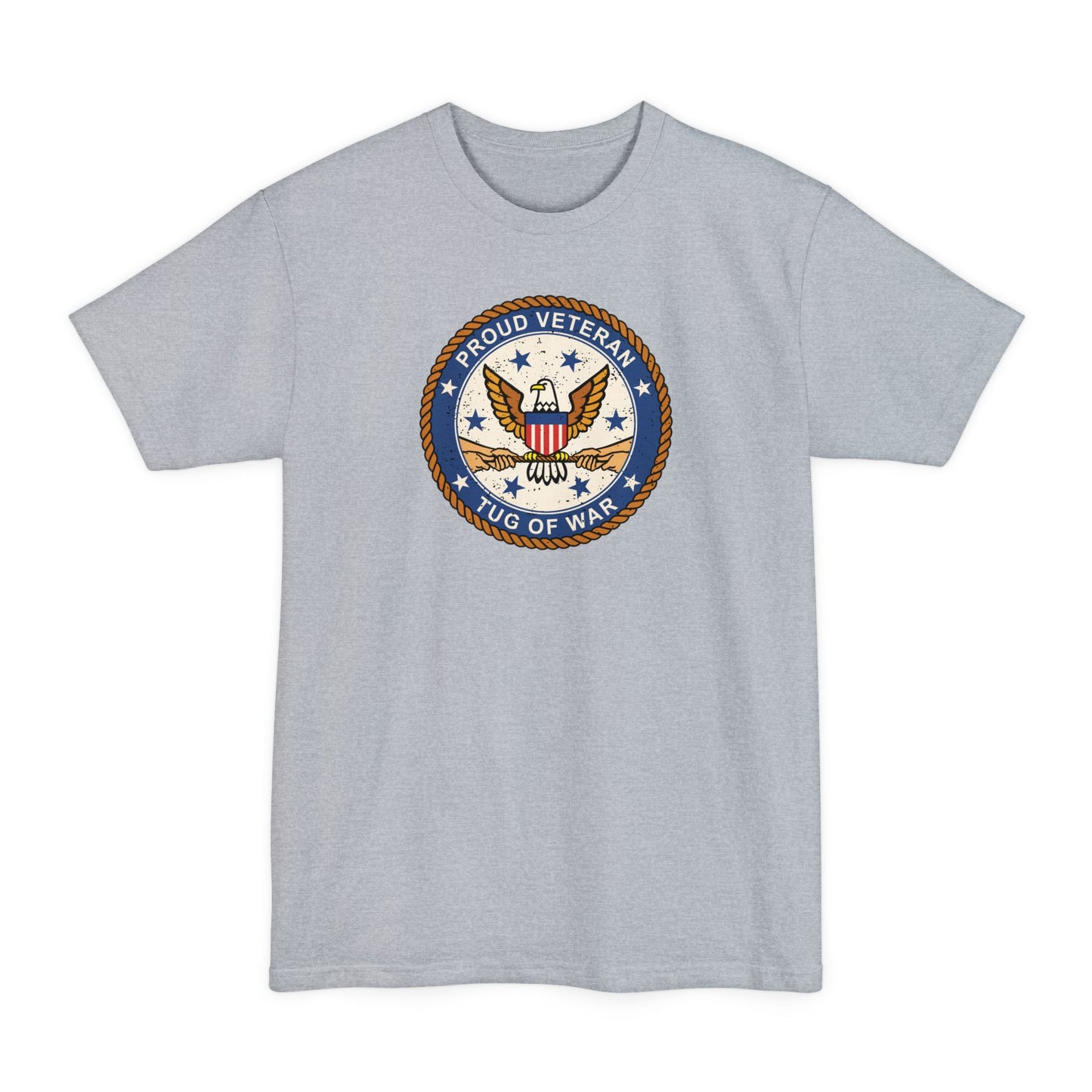 Proud Veteran (Tug Of War) - Men's Tall T-Shirt