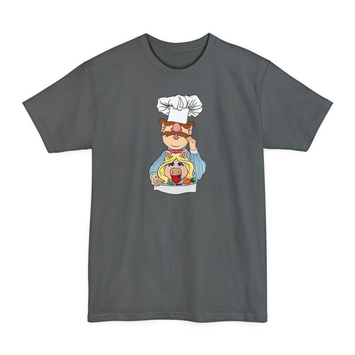 Chef's Special (Swedish Chef Serving Up Miss Piggy On A Platter) - Men's Tall T-Shirt
