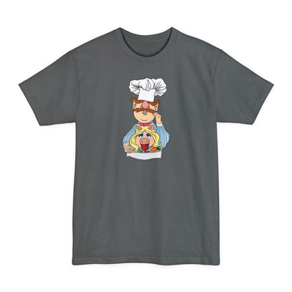 Chef's Special (Swedish Chef Serving Up Miss Piggy On A Platter) - Men's Tall T-Shirt