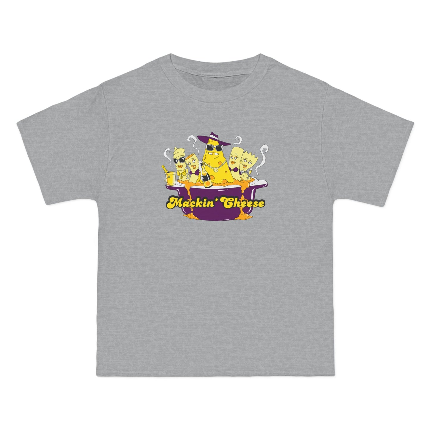 Mackin' Cheese - Men's Heavyweight T-Shirt