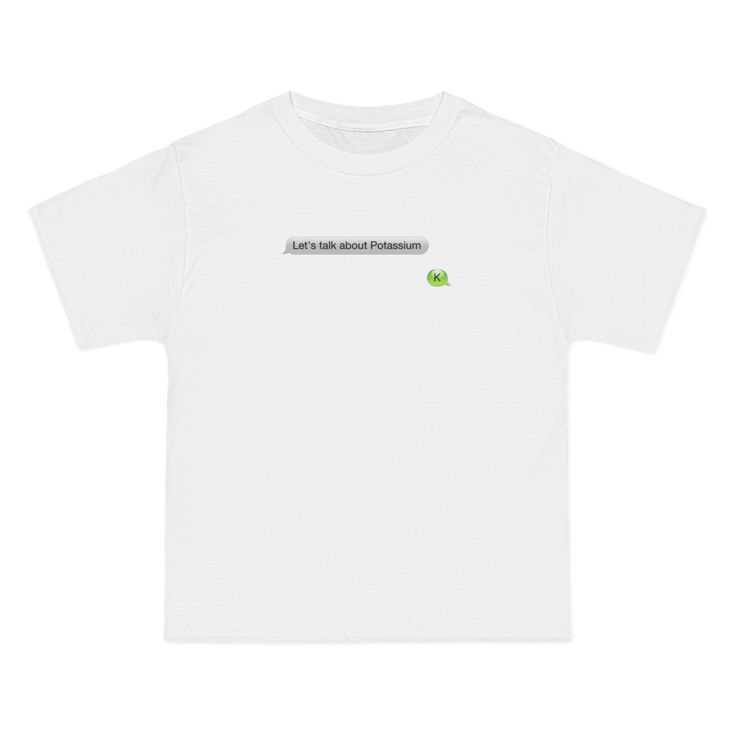 Let's Talk About Potassium - Men's Heavyweight T-Shirt