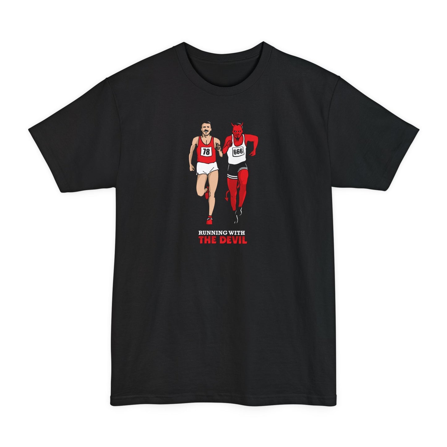 Running With The Devil - Men's Tall T-Shirt