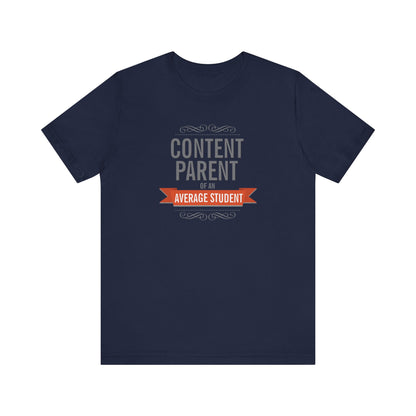 Content Parents Of An Average Student - Men's T-Shirt