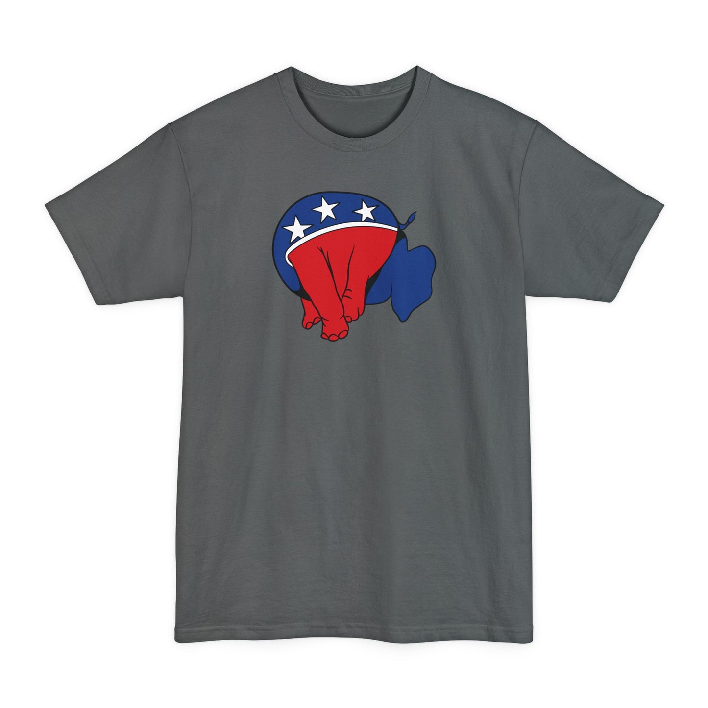 Republican Elephant (Head Up Its Ass) - Men's Tall T-Shirt