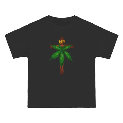 Marijuana Crucifixion - Men's Heavyweight T-Shirt