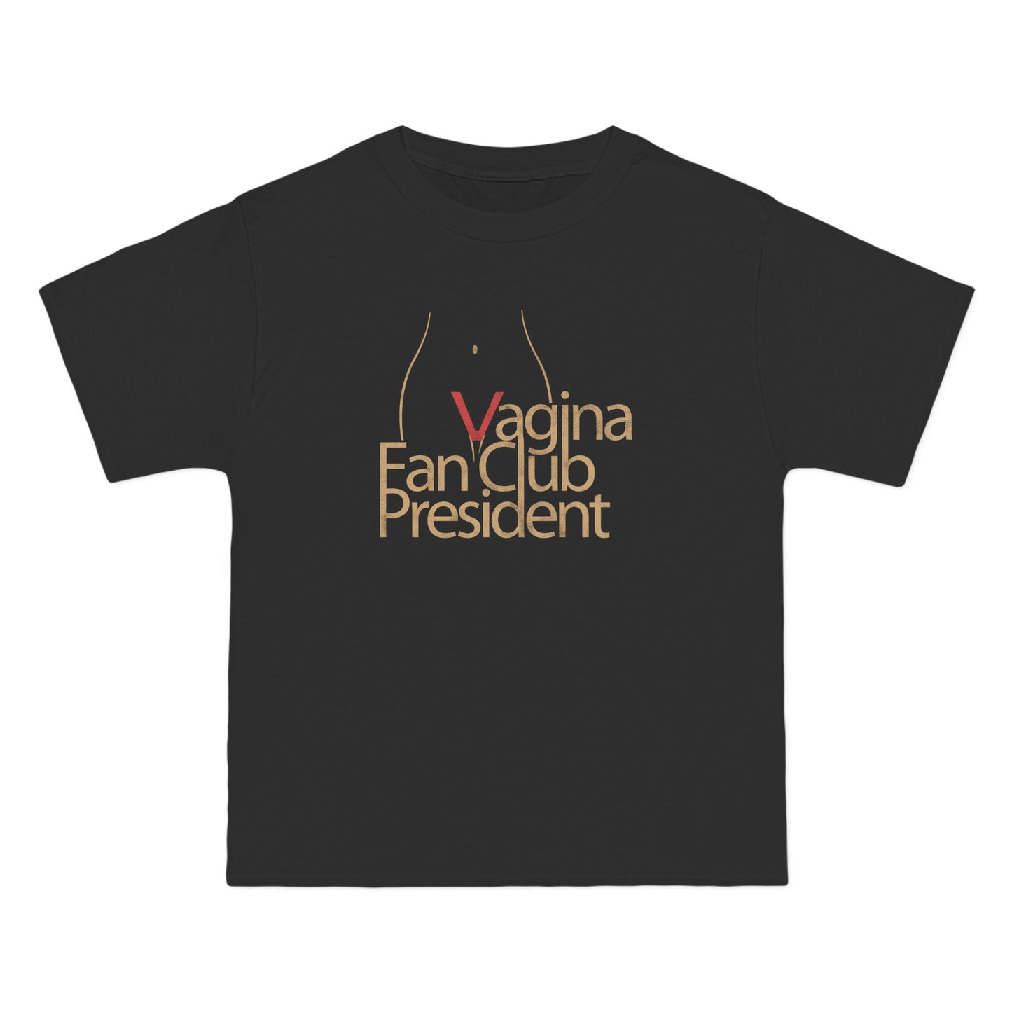 Vagina Fan Club President - Men's Heavyweight T-Shirt