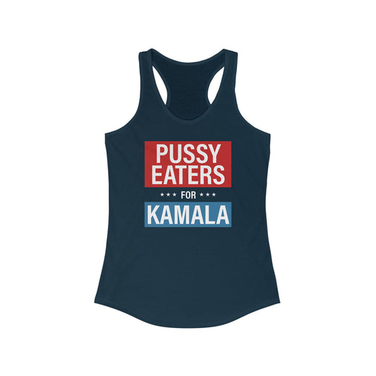 Pussy Eaters For Kamala - Women's Racerback Tank