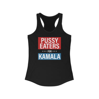 Pussy Eaters For Kamala - Women's Racerback Tank