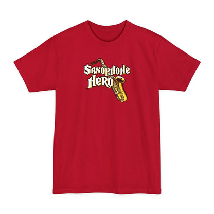 Saxophone Hero - Men's Tall T-Shirt