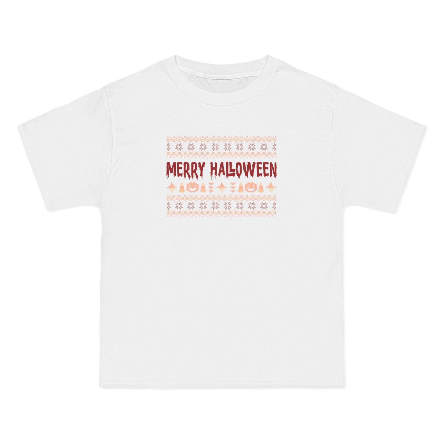 Ugly Halloween Sweater - Men's Heavyweight T-Shirt