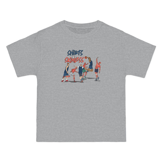 Shirts Vs. Skinless - Men's Heavyweight T-Shirt