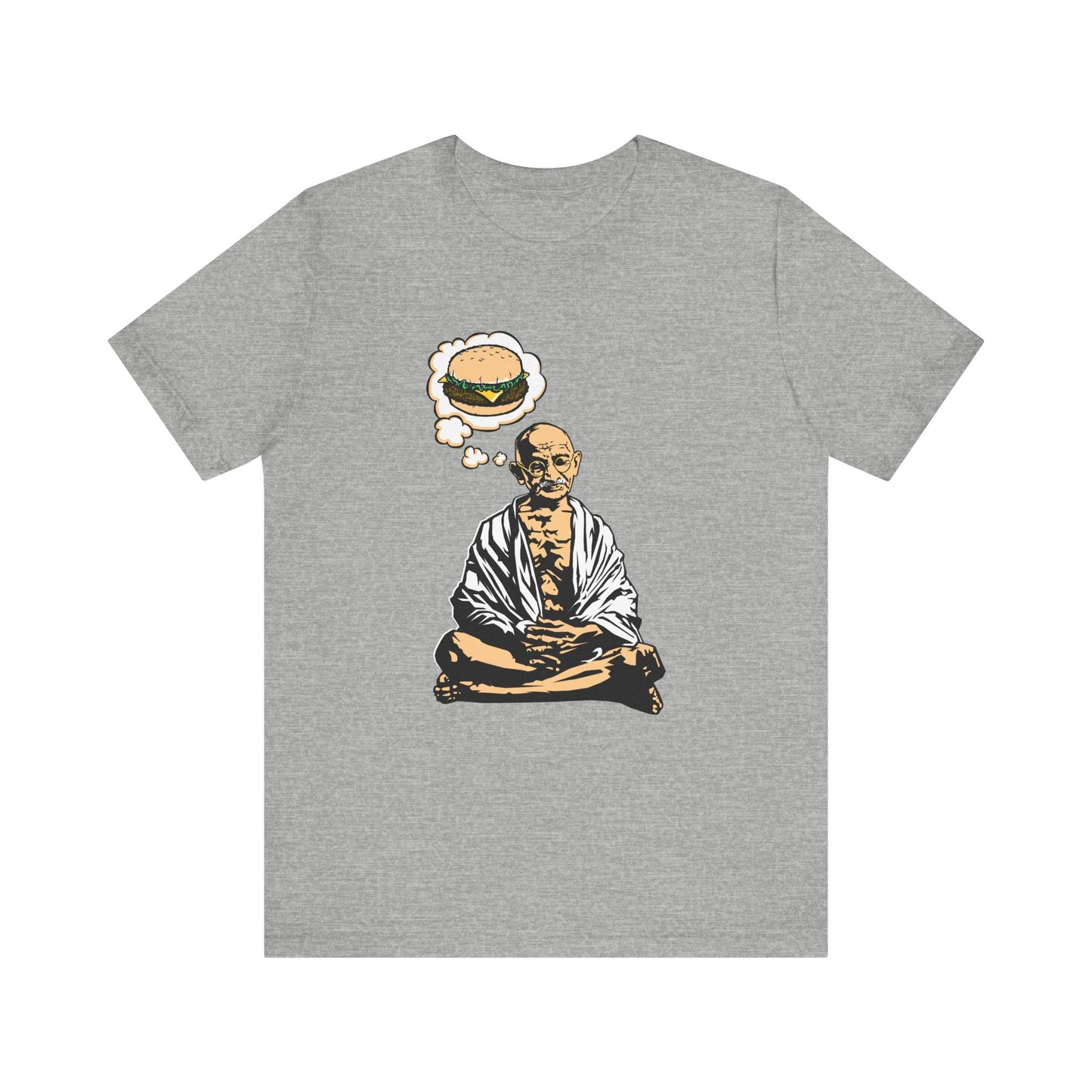 Gandhi Cheeseburger - Men's T-Shirt