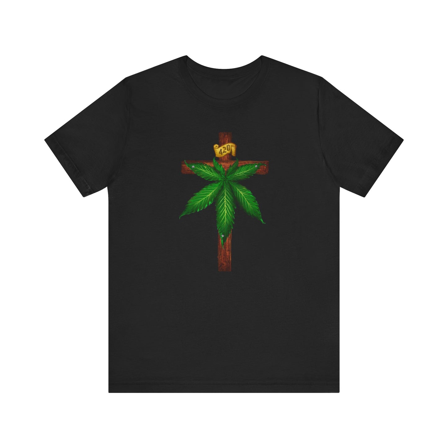 Marijuana Crucifixion - Men's T-Shirt