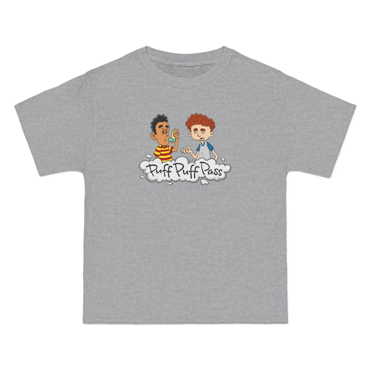 Puff Puff Pass (Inhaler) - Men's Heavyweight T-Shirt