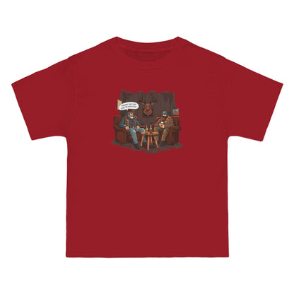 Hunters Kill (Taxidermy Rudolph) - Men's Heavyweight T-Shirt