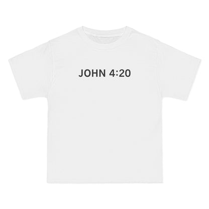 John 4:20 - Men's Heavyweight T-Shirt