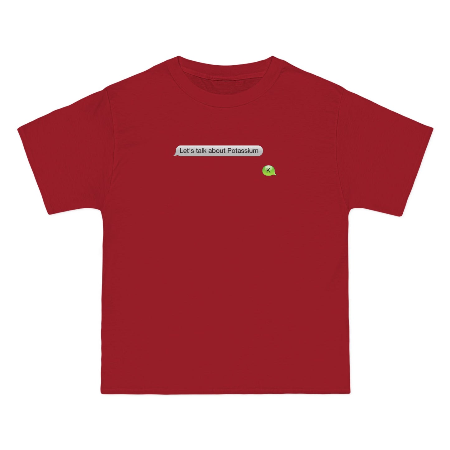 Let's Talk About Potassium - Men's Heavyweight T-Shirt