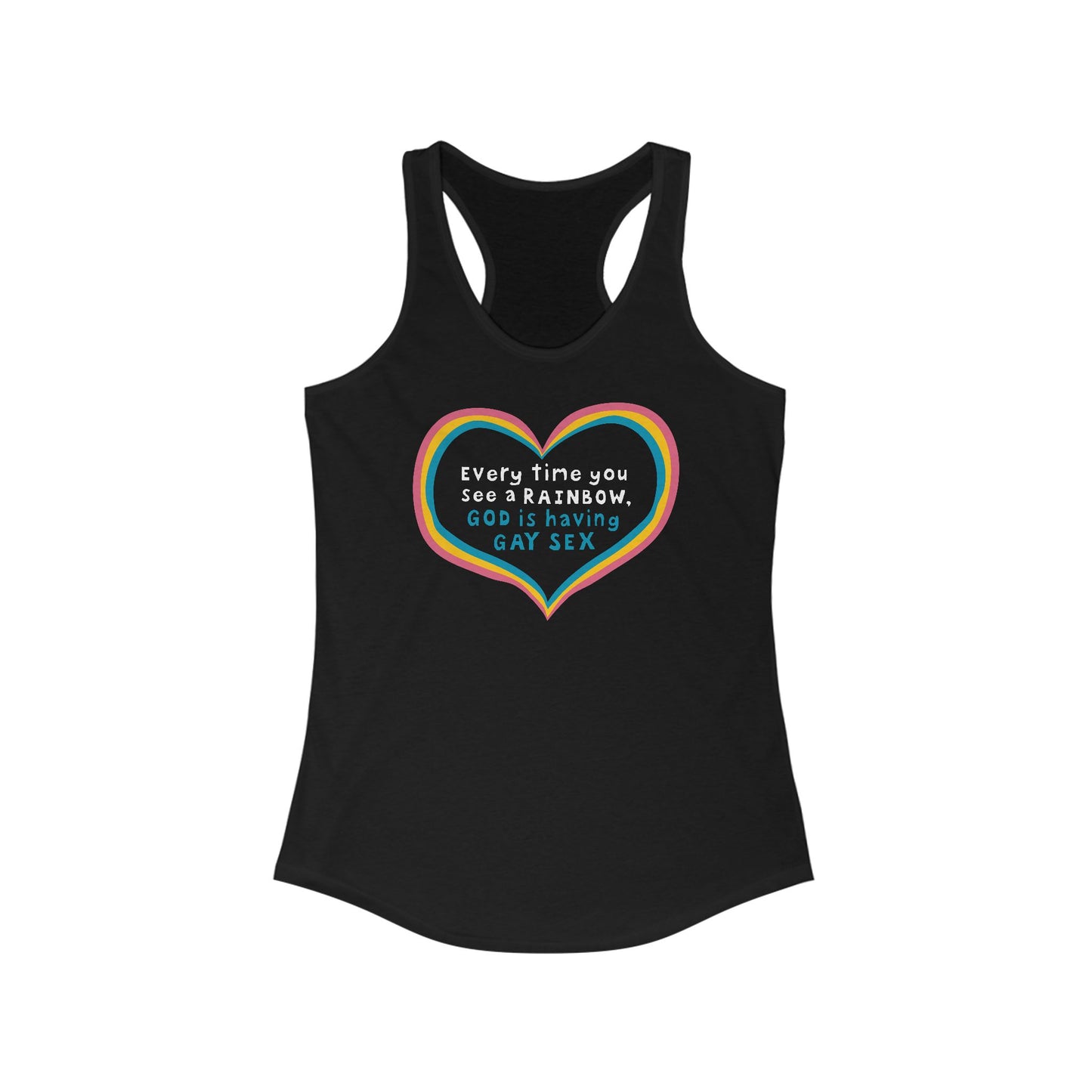 Every Time You See A Rainbow - Women's Racerback Tank