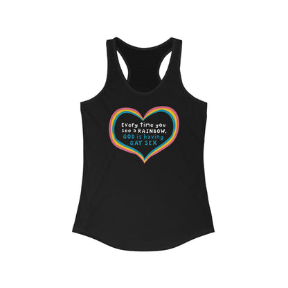 Every Time You See A Rainbow - Women's Racerback Tank