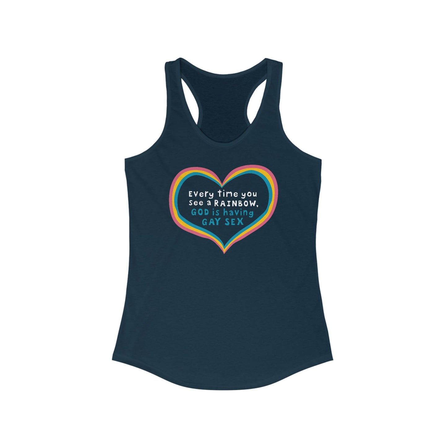 Every Time You See A Rainbow - Women's Racerback Tank
