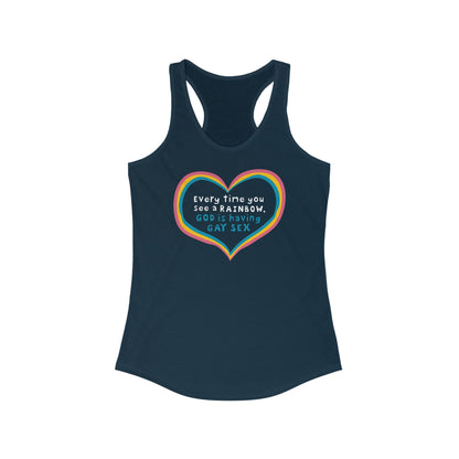 Every Time You See A Rainbow - Women's Racerback Tank