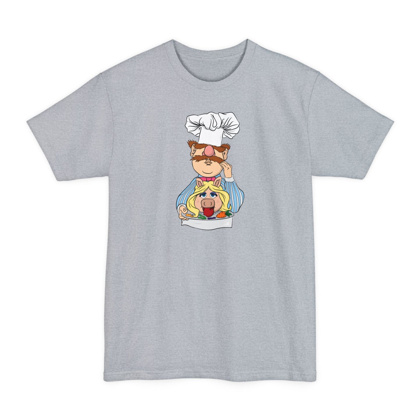 Chef's Special (Swedish Chef Serving Up Miss Piggy On A Platter) - Men's Tall T-Shirt