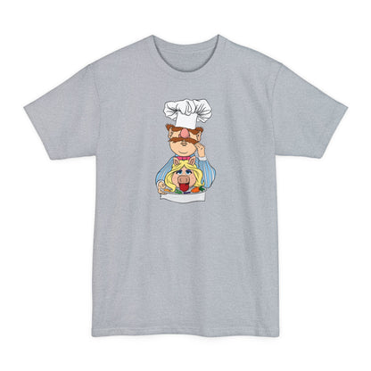 Chef's Special (Swedish Chef Serving Up Miss Piggy On A Platter) - Men's Tall T-Shirt