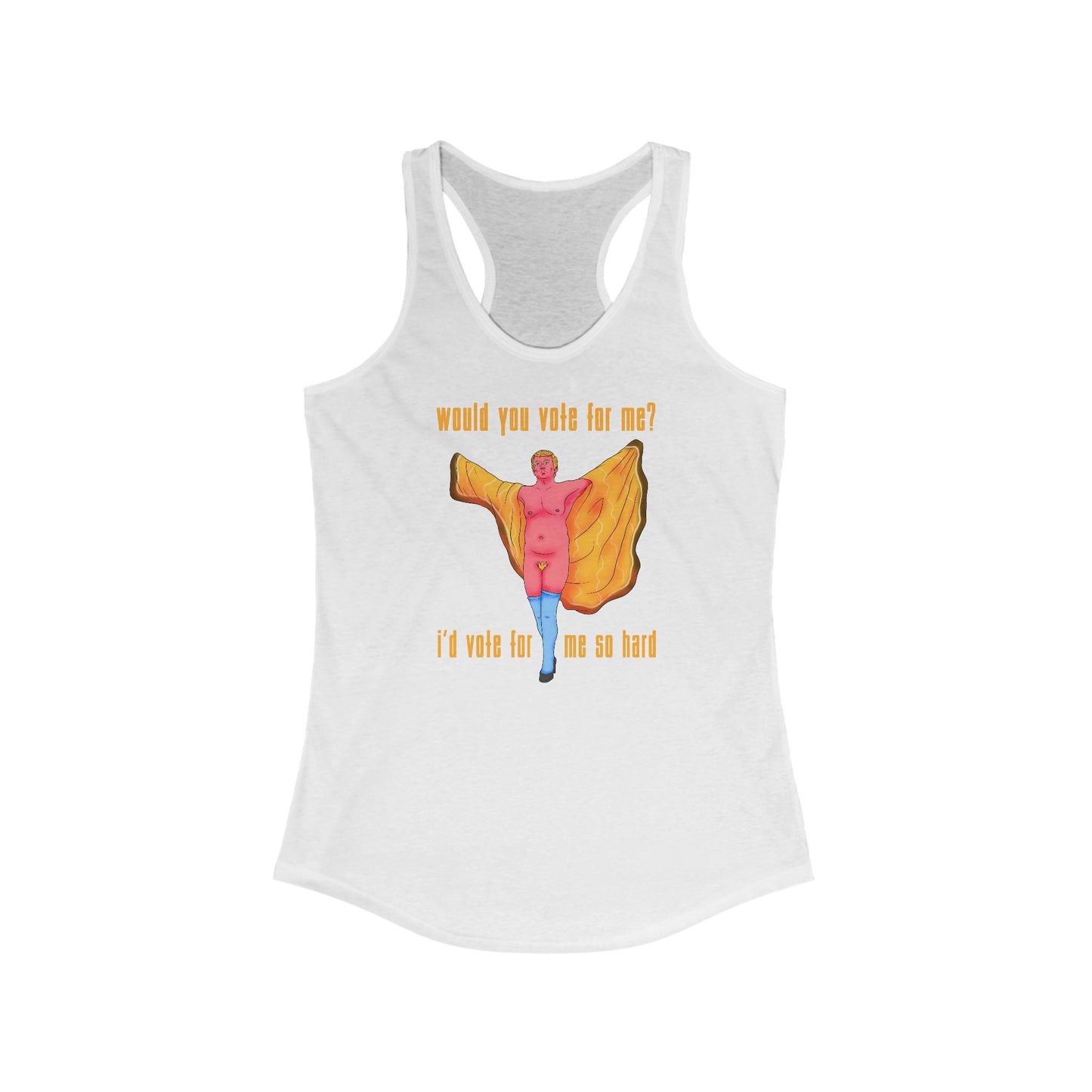 Trump - I'd Vote For Me (Buffalo Bill) - Women’s Racerback Tank
