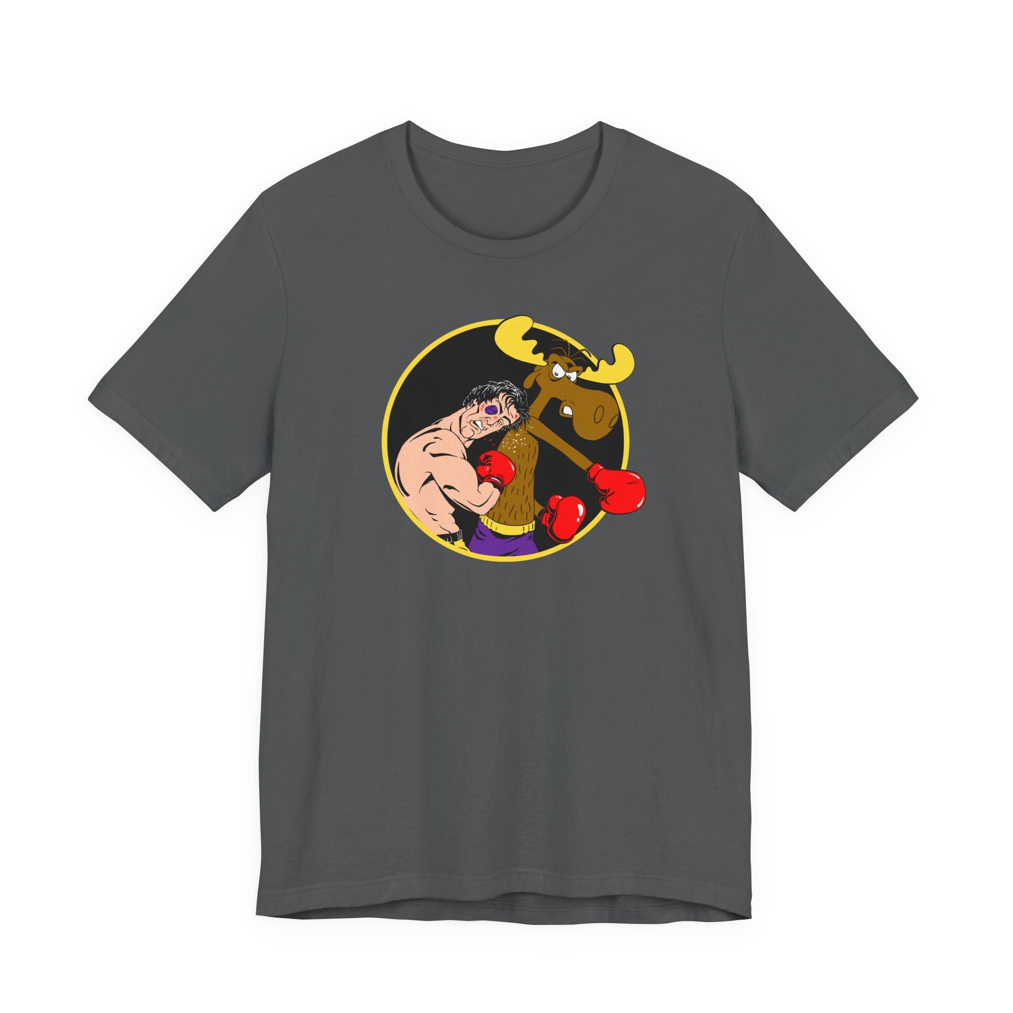 Rocky Vs Bullwinkle - Men's T-Shirt – T-Shirt Hell