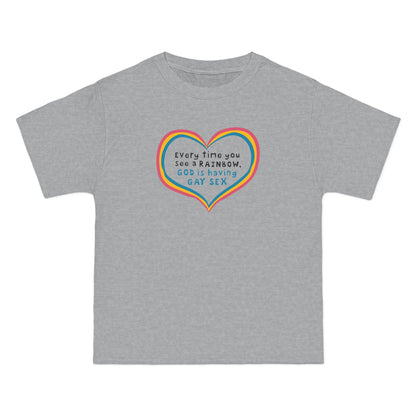 Every Time You See A Rainbow - Men's Heavyweight T-Shirt