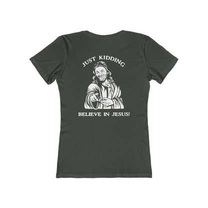 There Are Two People Fucking On The Back Of This Shirt - Women's T-Shirt