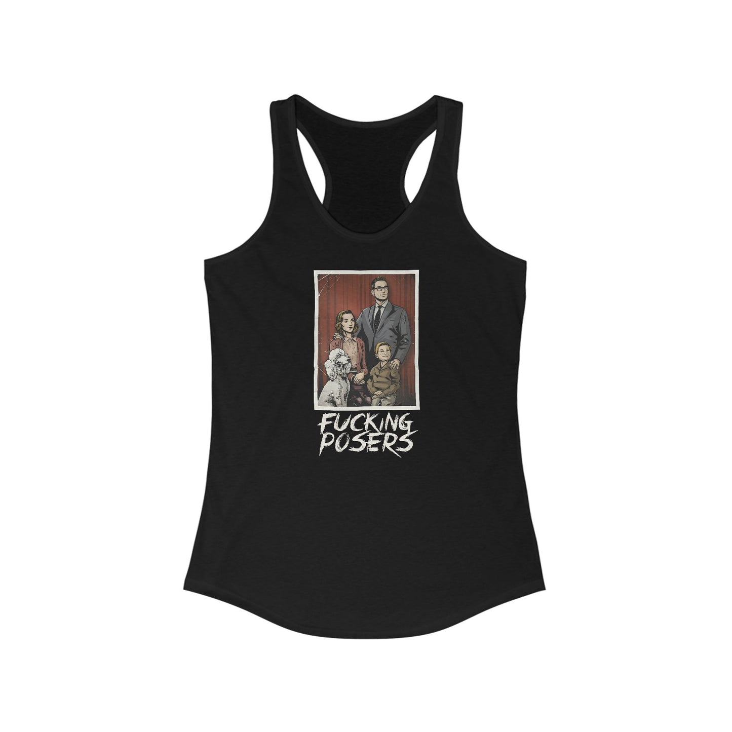 Fucking Posers - Women's Racerback Tank
