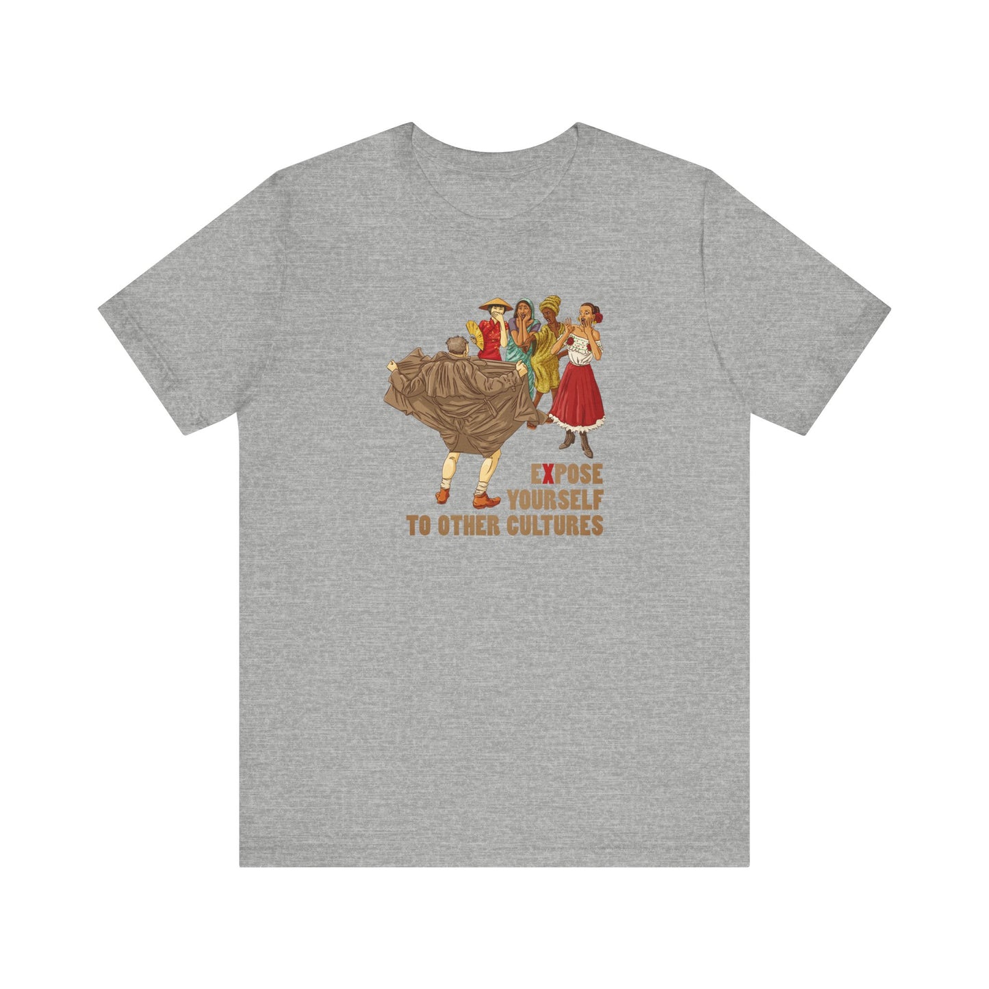 Expose Yourself To Other Cultures - Men's T-Shirt