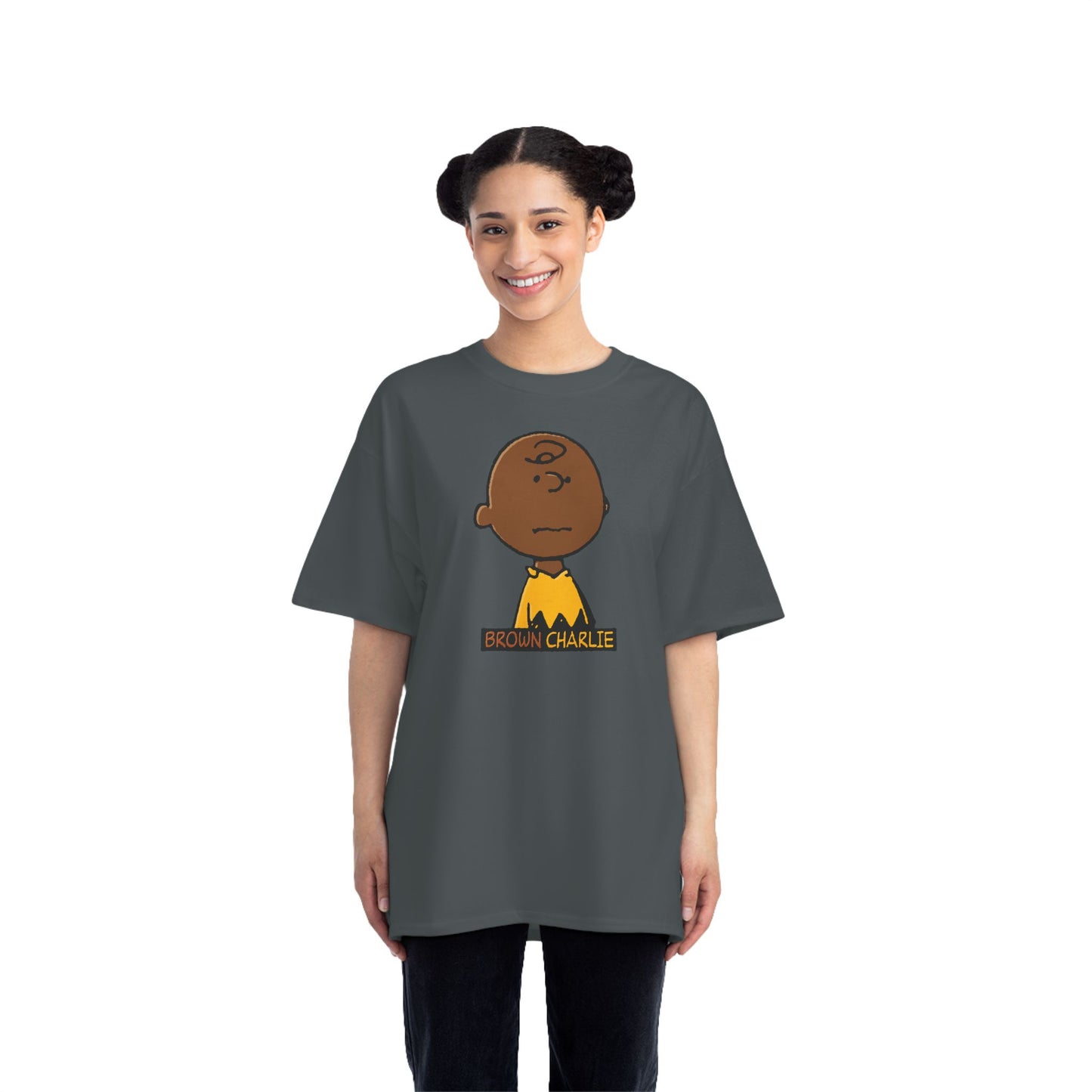 Brown Charlie - Men's Heavyweight T-Shirt
