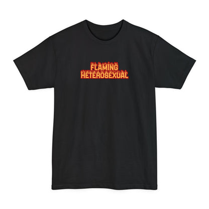 Flaming Heterosexual - Men's Tall T-Shirt