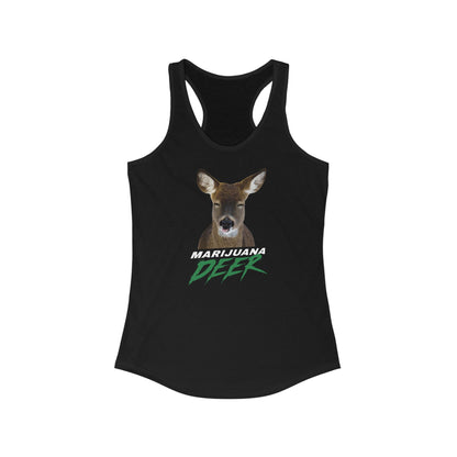Marijuana Deer - Women's Racerback Tank