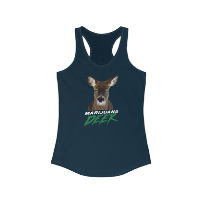 Marijuana Deer - Women's Racerback Tank