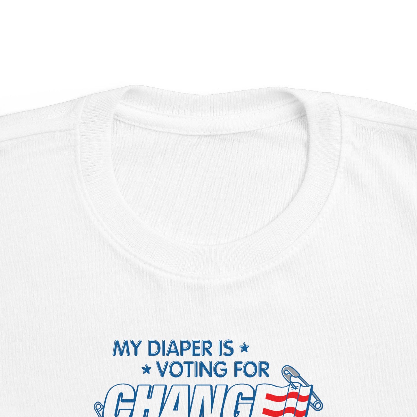 My Diaper Is Voting For Change - Toddler T-Shirt