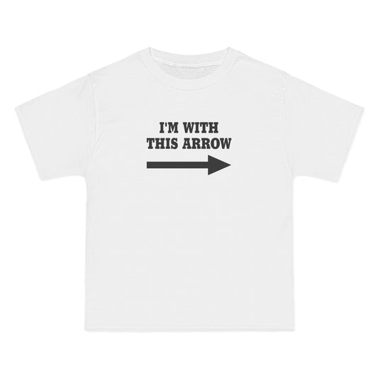 I'm With This Arrow - Men's Heavyweight T-Shirt