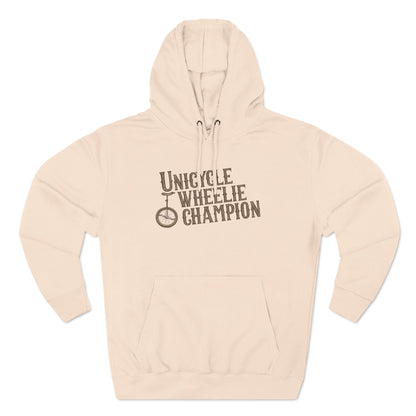 Unicycle Wheelie Champion - Hoodie