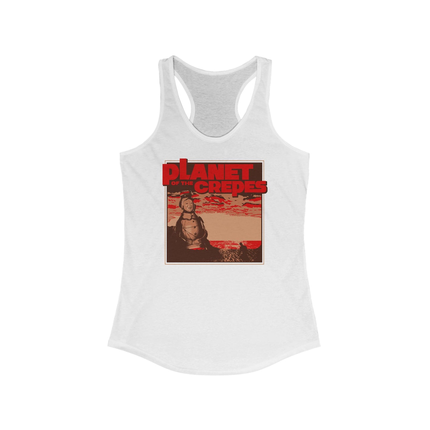 Planet Of The Crepes - Women's Racerback Tank