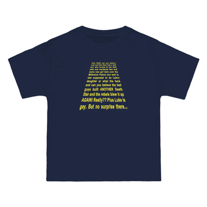 Star Wars Spoiler Shirt - Men's Heavyweight T-Shirt