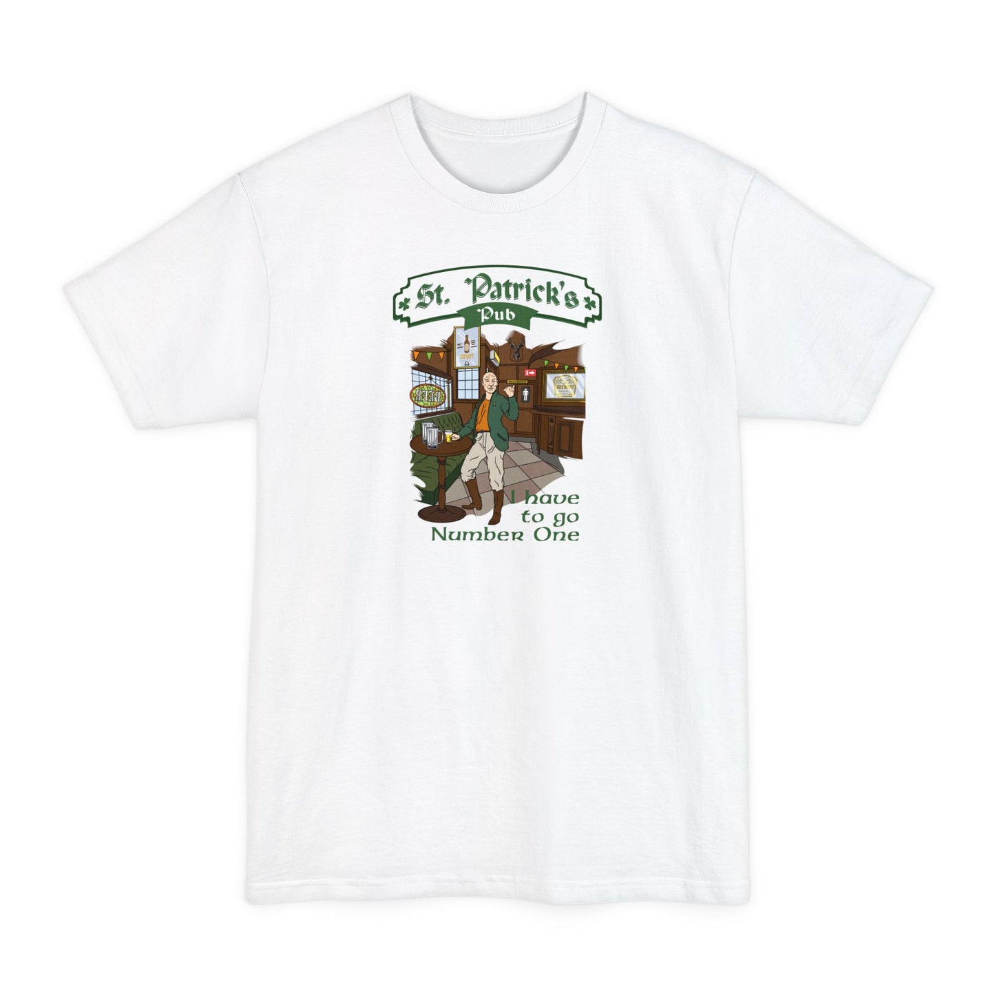 St. Patrick's Pub (Jean-Luc Picard) - Men's Tall T-Shirt