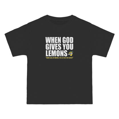 When God Gives You Lemons - Men's Heavyweight T-Shirt